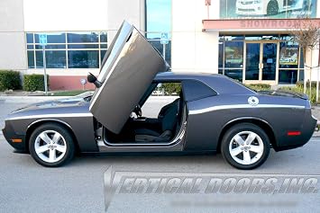 Vertical Doors Bolt On Kit Compatible with 2009-2021 Dodge Challenger VDCDCHAL08