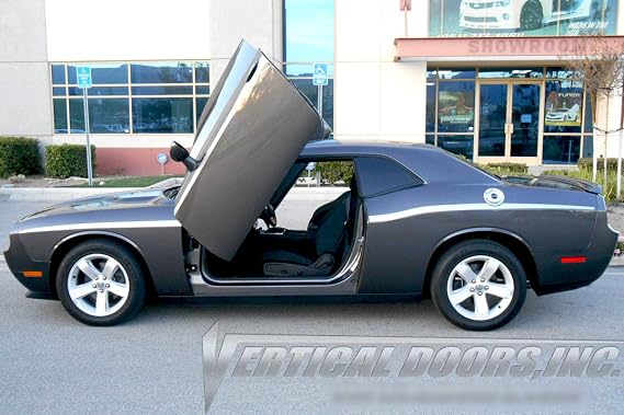Vertical Doors Bolt On Kit Compatible with 2009-2021 Dodge Challenger VDCDCHAL08