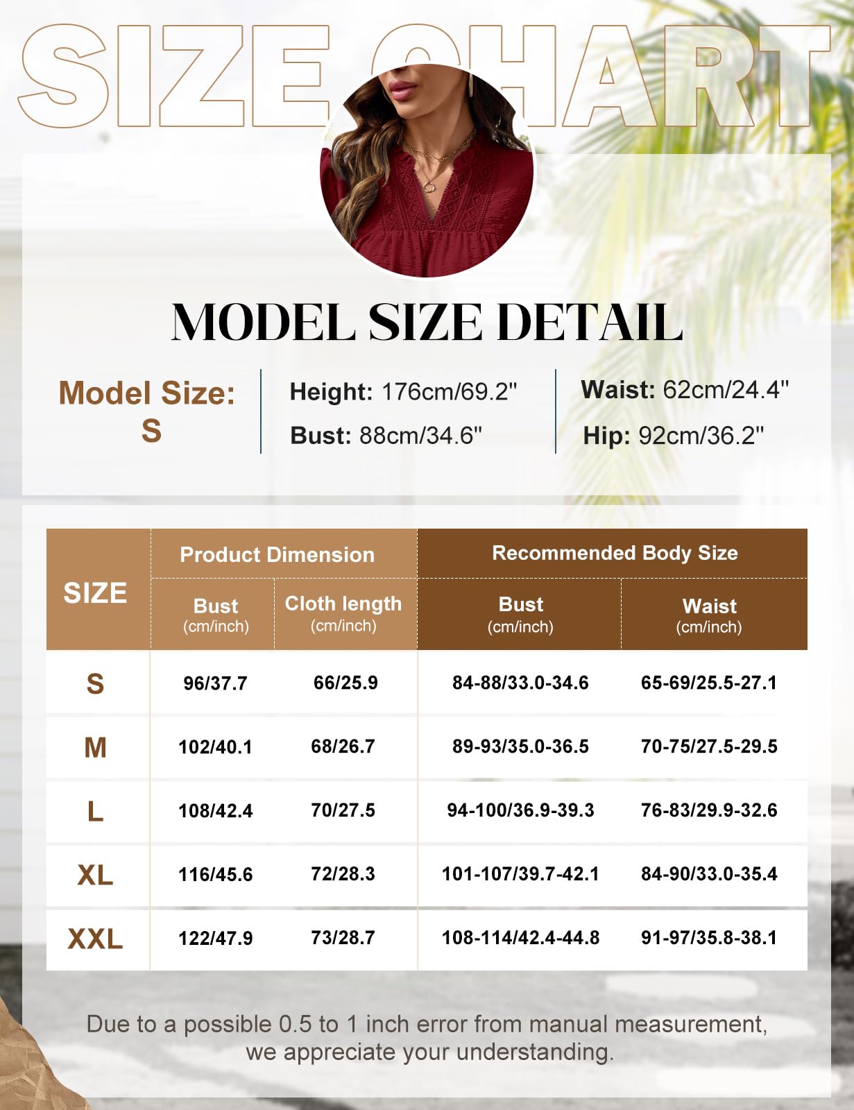 HEEKPEK Chemisier Femme Chic et Élégante Boheme Blouse Manche Longue Col en V Haut Femme Dentelle Printemps Été Automne Chemise Léger Tunique Top Décontractées Poignets à Volants