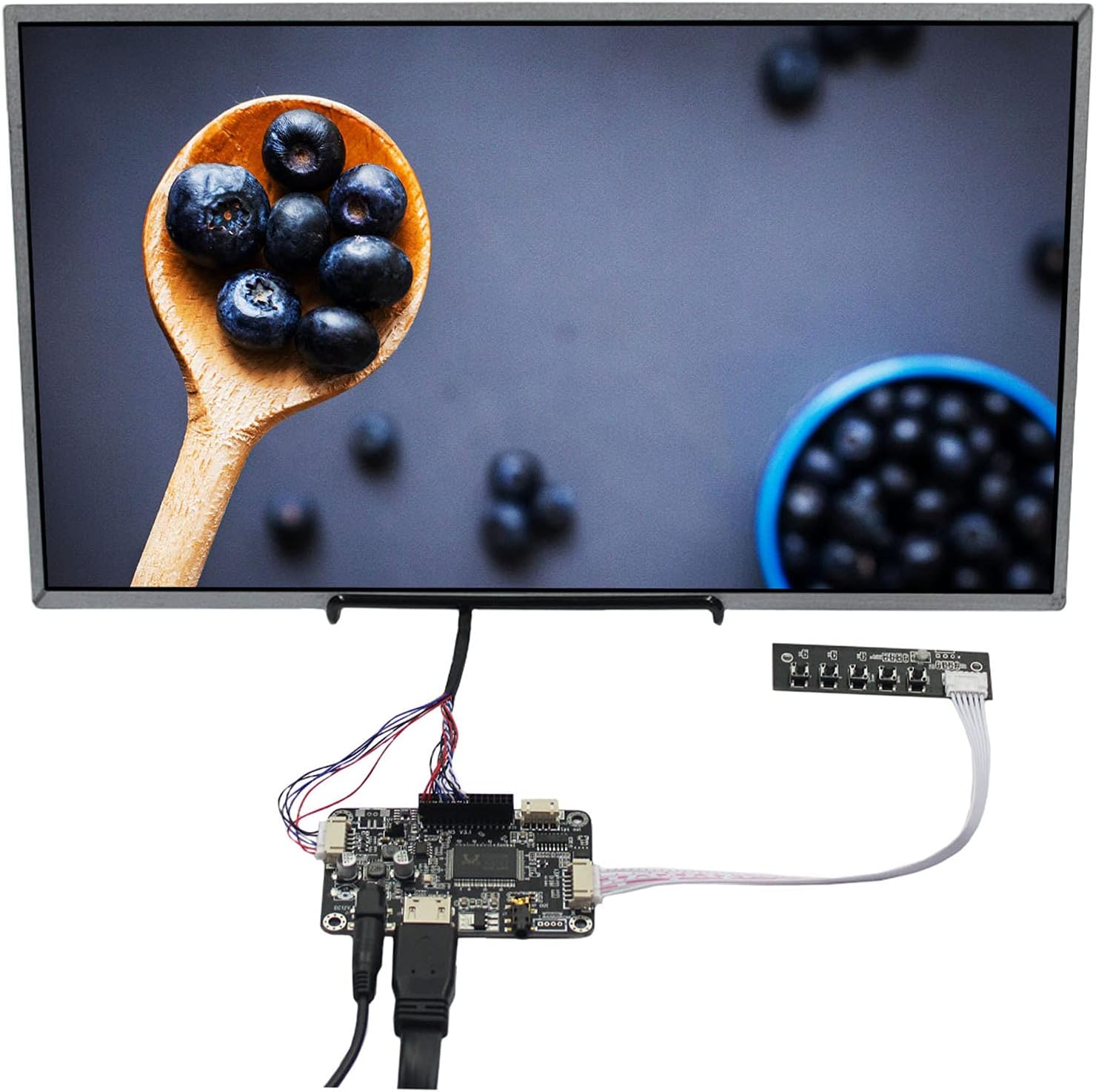 VSDISPLAY 14" 14 Inch 1366X768 LED Backlight LCD Screen with Audio LCD Controller Board