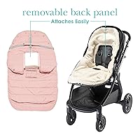 Vista 4 de JJ Cole Bundle Me Winter - Funda para asiento de automóvil y bolsa de banderines para niños pequeños, urbana, resistente a la intemperie, accesorios