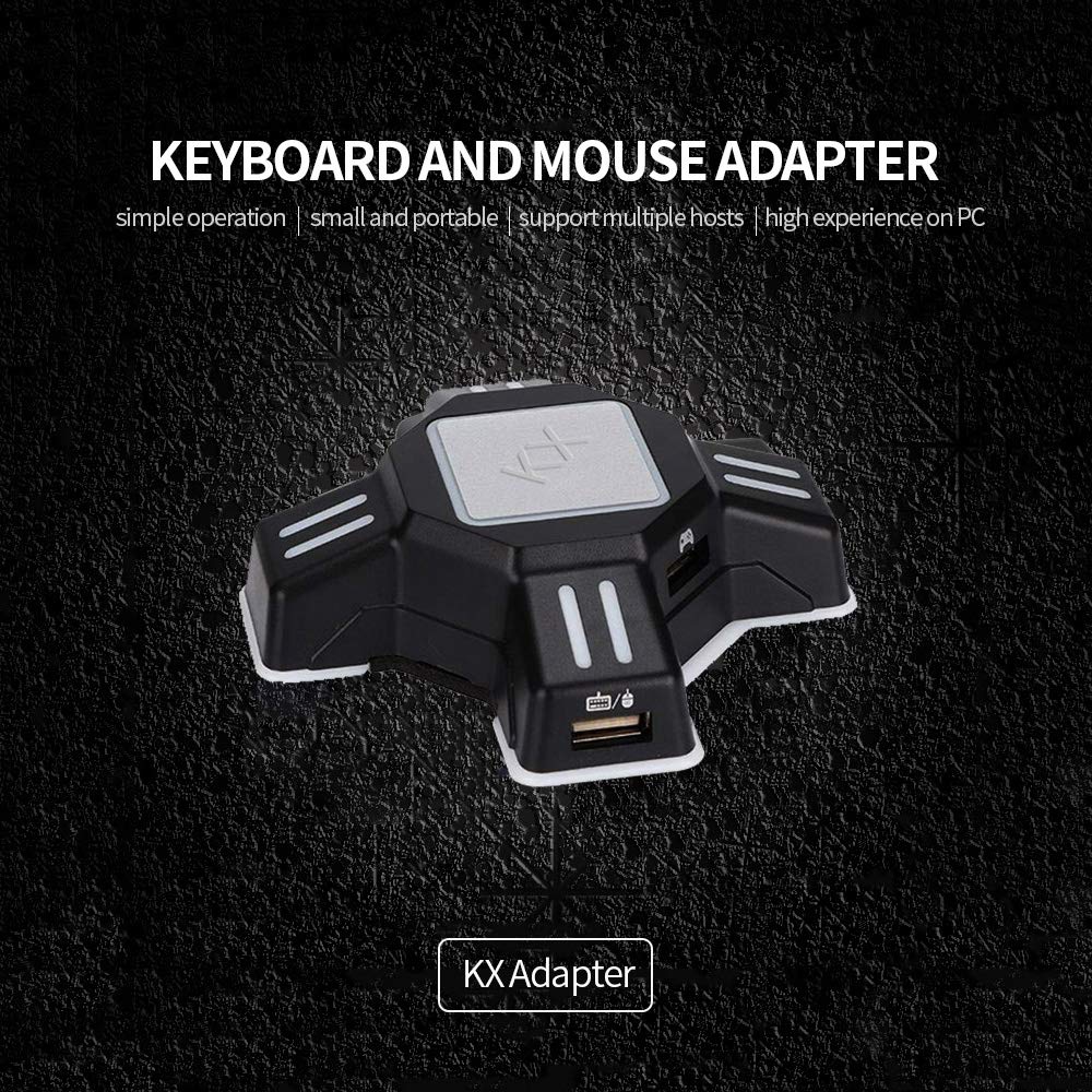 KX Adapter USB Mobile Gaming Keyboard and Mouse Converter Plug and