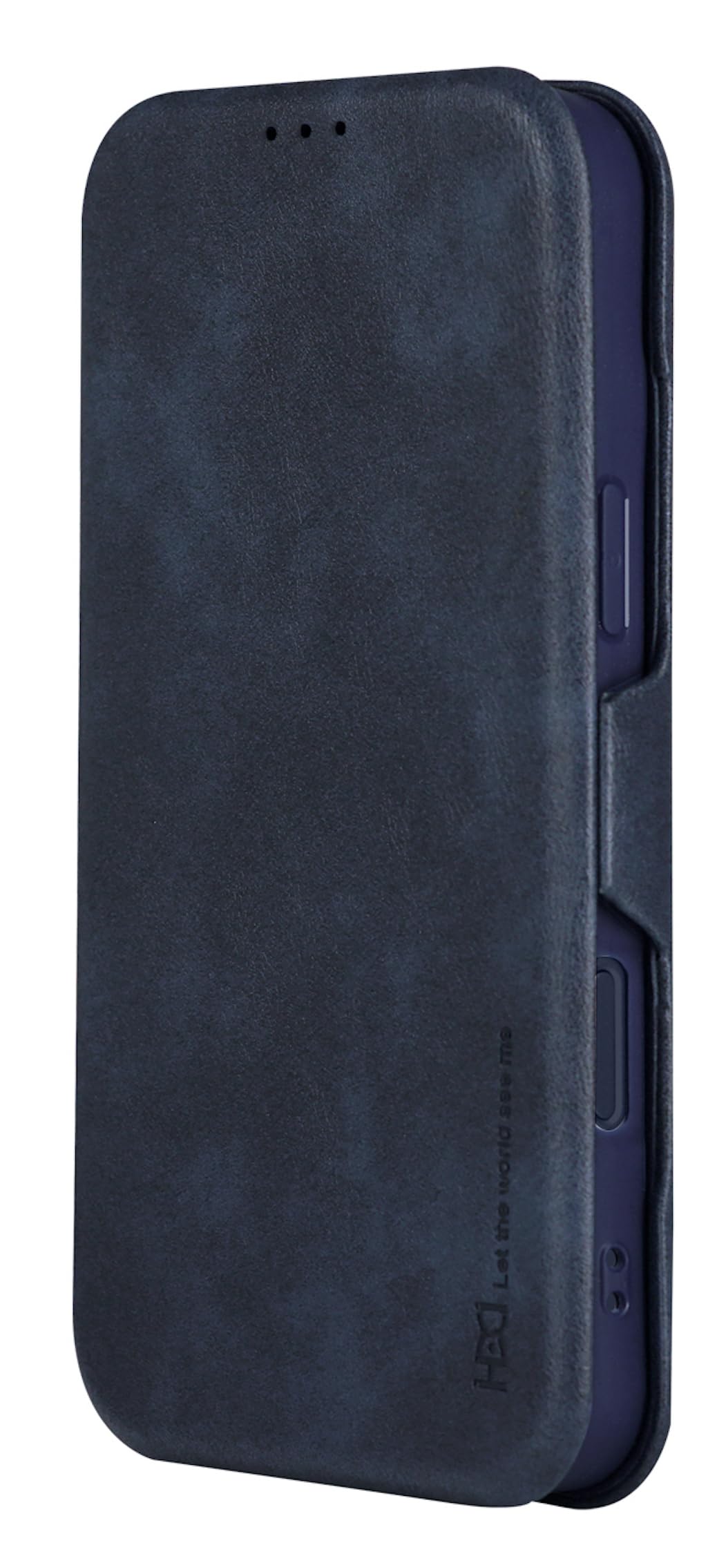 BOUNCEBACK Vegan Leather Magnectic Closure Flip Flap Wallet Back Case Cover for iPhone 17 - Blue-image-14
