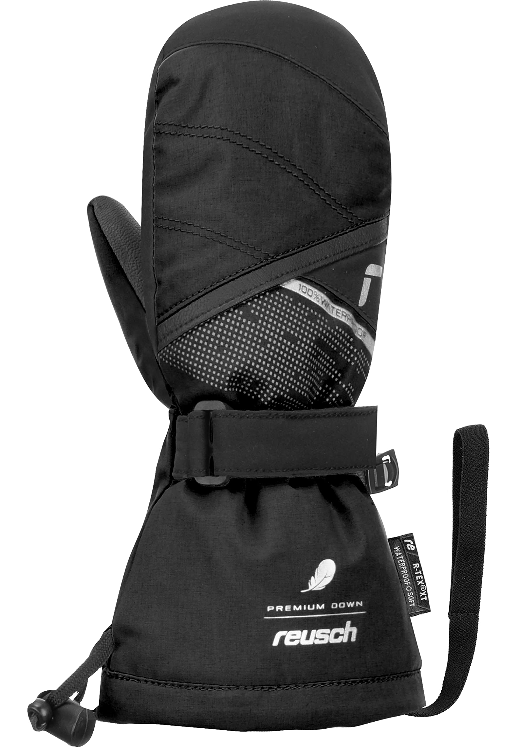 Kaden Down R-TEX® XT rękawiczki jednopalcowe wodoodporne membrany puchowe izolacja bardzo ciepłe rękawiczki dziecięce śnieg jazda na sankach