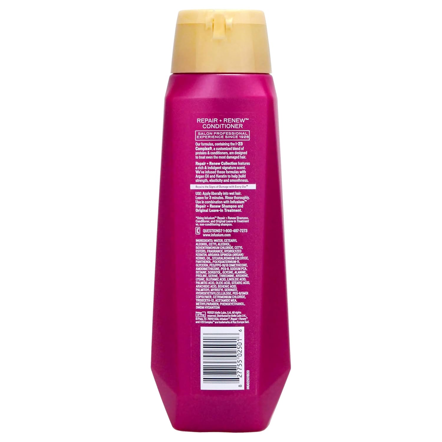 Infusium Repair and Volumize Conditioner - Hair Conditioner with Collagen and Hyaluronic Acid - Plumps Hair, Reduces Brittleness and Frizz - 13.5 oz - Image 3