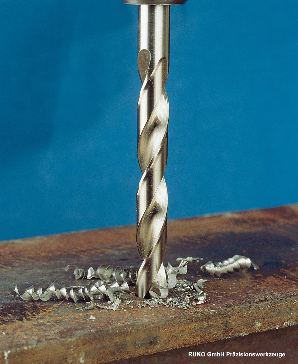 Ruko Terrax HSS-G Spiral Drill Bits 9.5 mm Pack of 10 in Plastic Pack - Image 3