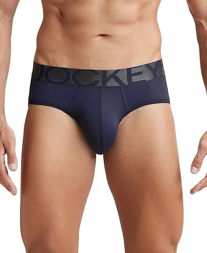 Jockey IC27 Men’s Tactel Microfiber Elastane Stretch Solid Brief with Moisture Move Treatment