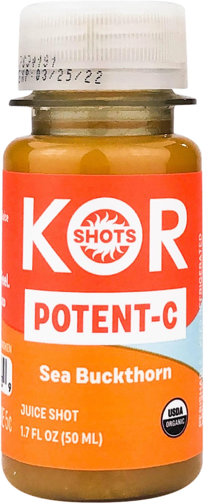 KOR Shots, Potent-C Organic, 1.7 Ounce
