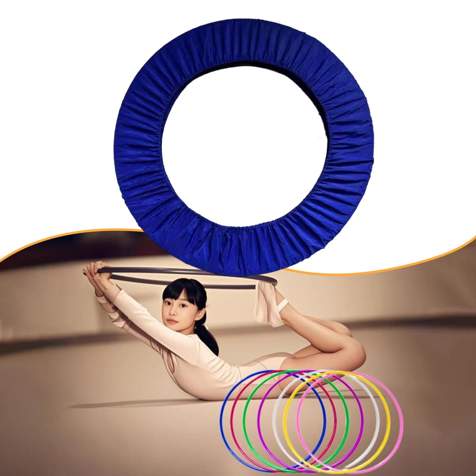 Copertura per Cerchio Ginnastica Artistica Protezione Elastica Fodera Copri Cerchio Ginnastica Ritmica Custodia Portatile in Poliestere Adatta per Ese