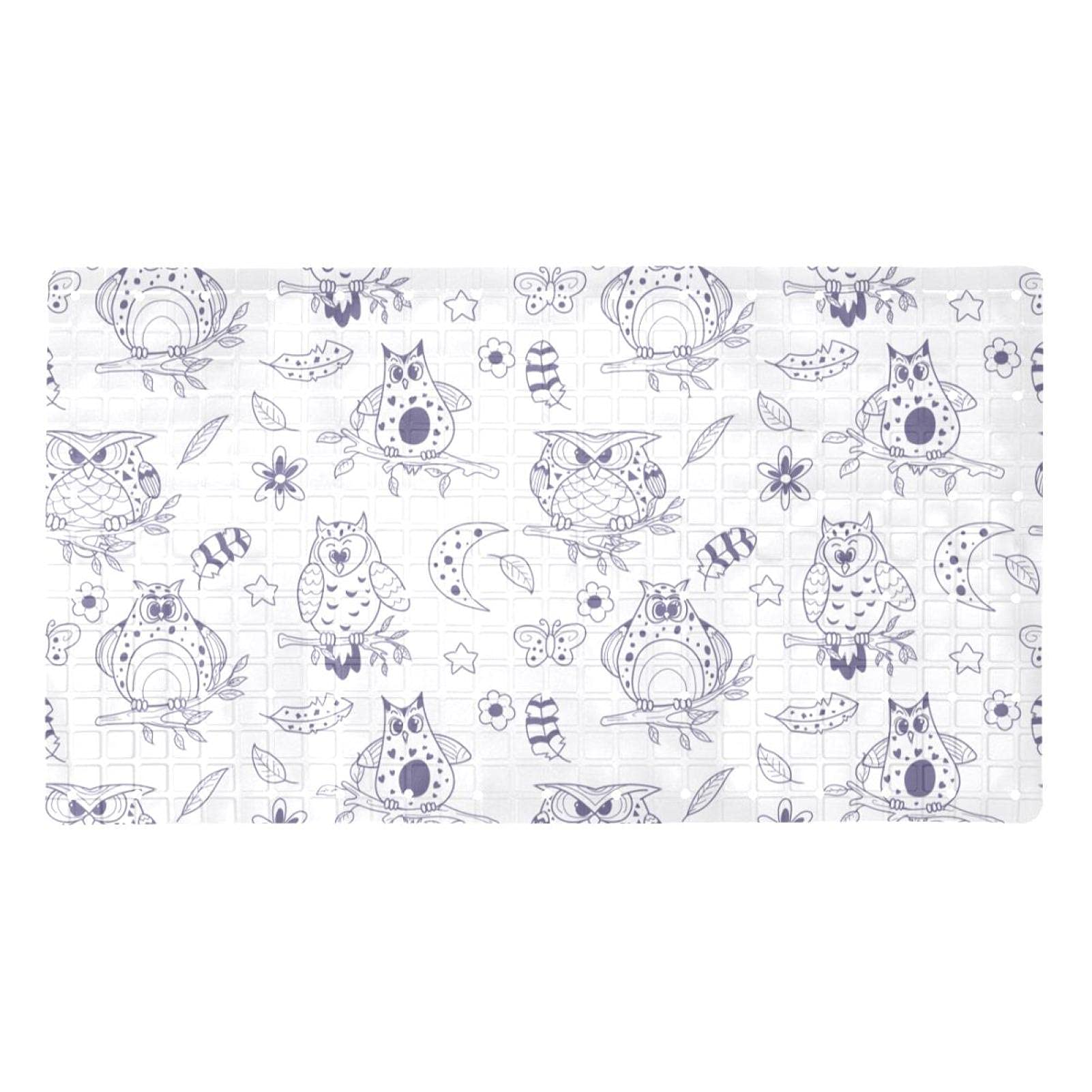 Tapis de bain antidérapant lavable à la main avec trous de drainage