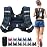 BAGAIL Weighted Vest, 5lb/8lb/10lb/12lb/15lb/20lb/25lb/30lb Weight Vest for Walking & Weight Loss, Reflective Rucking Vest with Phone Pouch for Women & Men, Home Gym & Outdoor Training