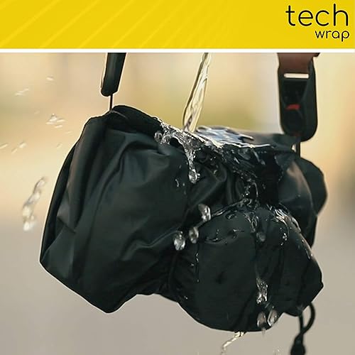 Miniatura 7 de The Tech Wrap - Funda compacta de neopreno para lente de 12.5 x 12.5 pulgadas, envoltura protectora para lente de cámara, accesorios de viaje para