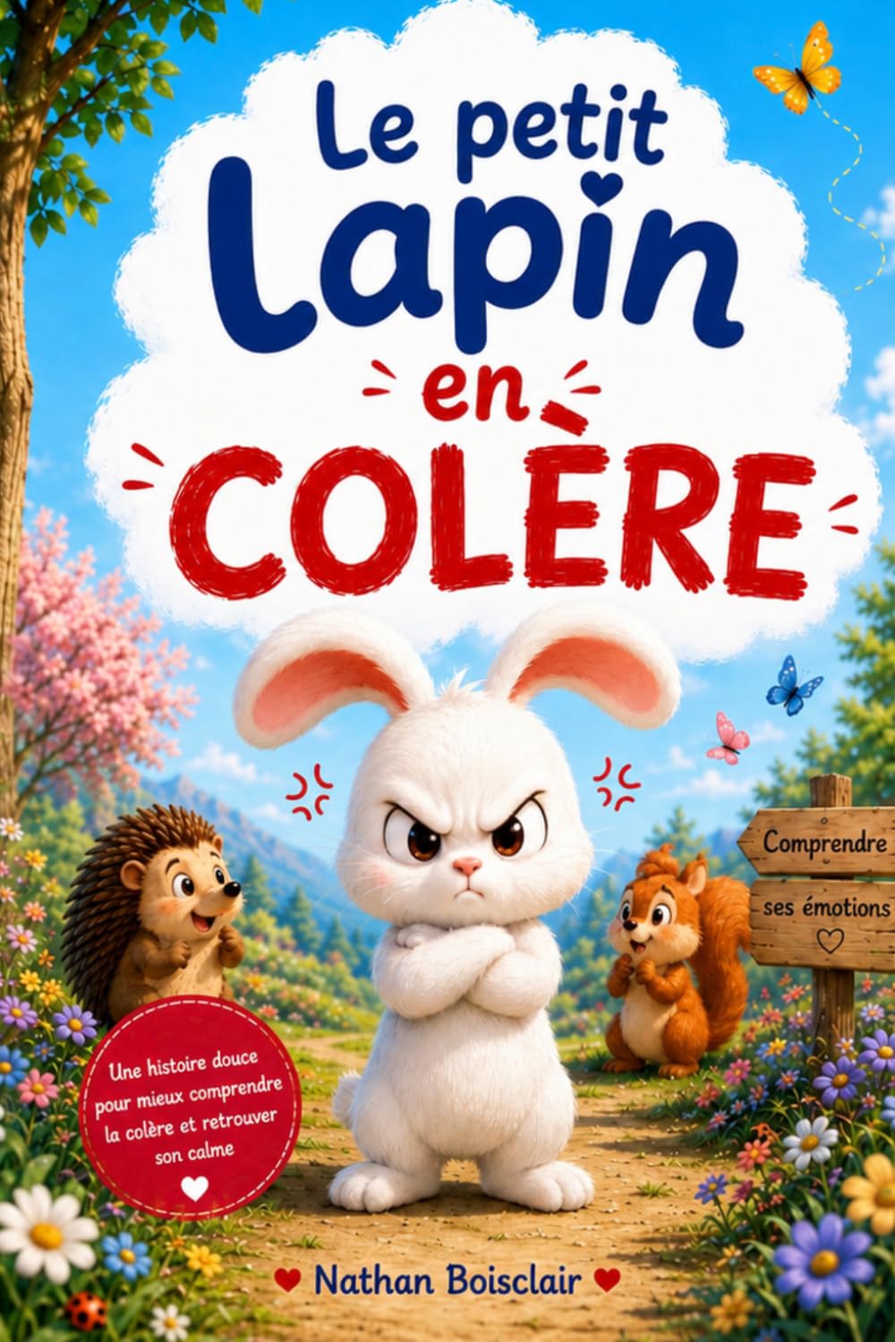 Le petit lapin en colère