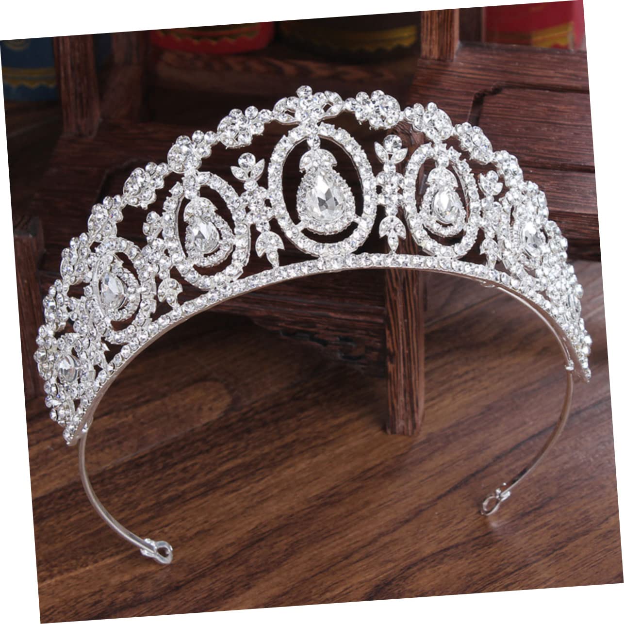 FRCOLOR 3 Pezzi Cerchietto Con Di Strass Stile Barocco Per Da Sposa Accessori Per Da Donna
