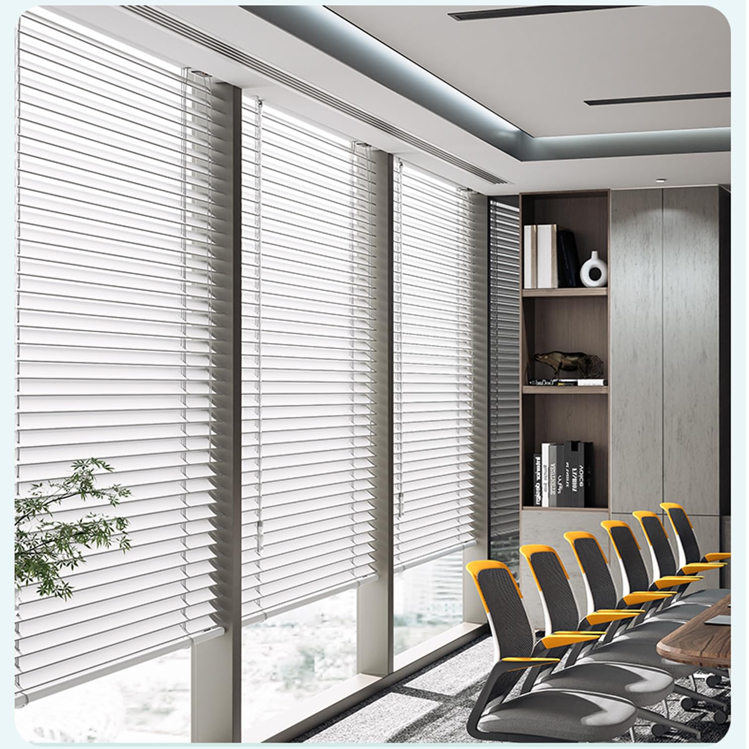 Tenda Veneziana in Alluminio per Interni,Bianco,Tenda Parasole,Oscuranti/Isolamento Termico Tenda Veneziana in Metallo,per Finestra Home Office,Larghezza x Altezza (130x140cm)