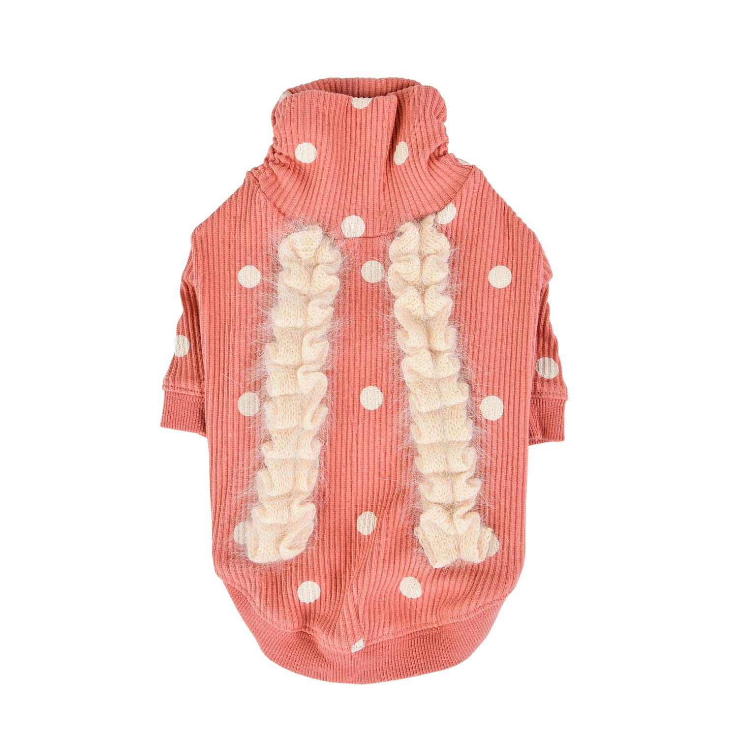 Pinkaholic NATD-TS7577-IP-M ELIZA INDIAN PINK M Dog Tip Cardigan Shirt