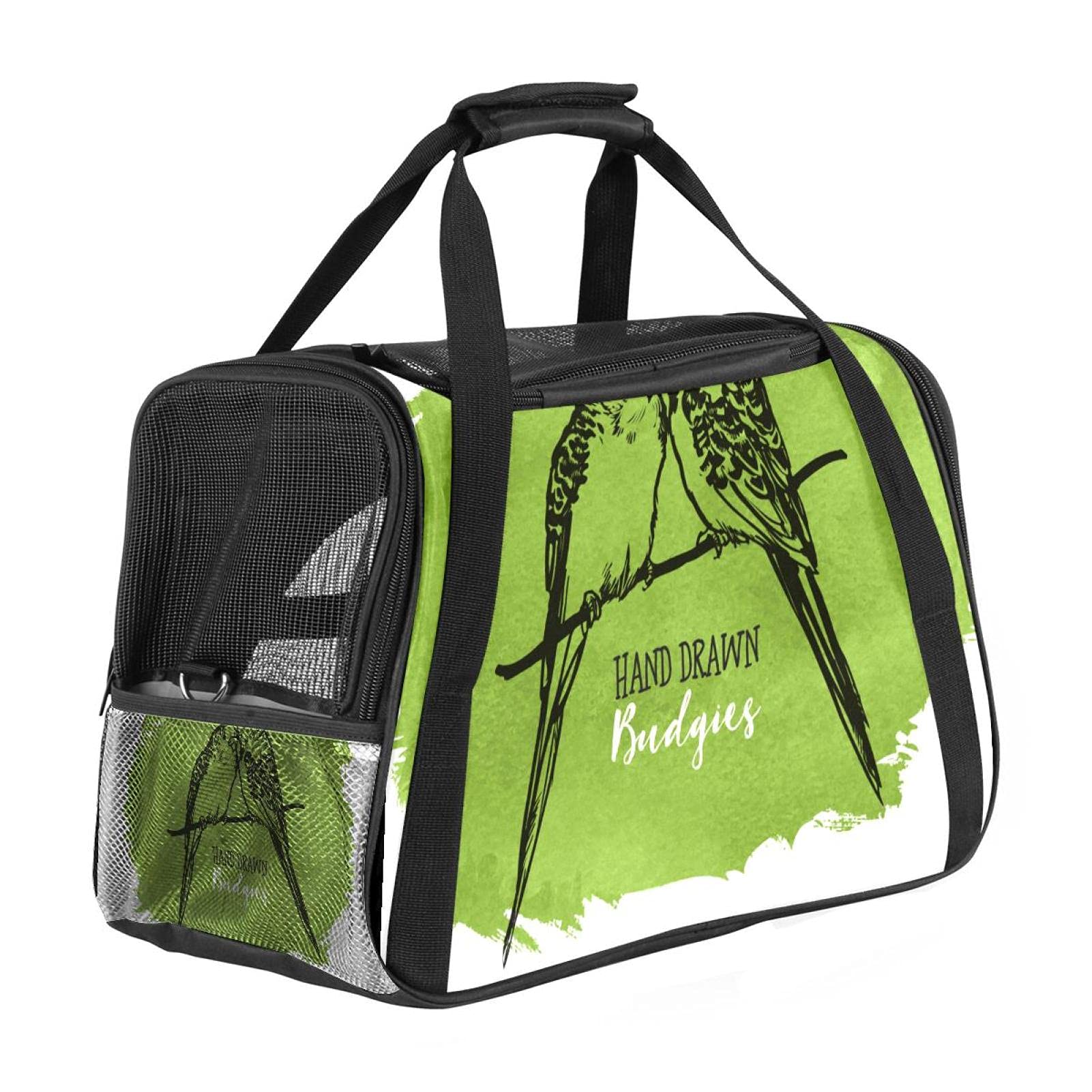Sac de transport portable pour chien et chat - Niche souple maille 43cm