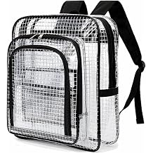 Anti-static Clear PVC Backpack Cleanroom Engineer Tool Bag for Computer Tools Working Daypack, Heavy Duty Antistatic Bag Backpacks
