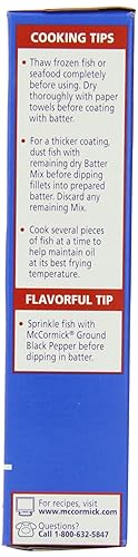 Miniatura 4 de McCormick Golden Dipt Fish 'n Chips - Mezcla de masa de mariscos, 10 onzas (paquete de 8)