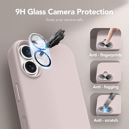 Miniatura 142 de GONEZ Funda para iPhone 14 Pro, compatible con Magsafe, con protector de pantalla + protector de lente de cámara, forro de microfibra suave