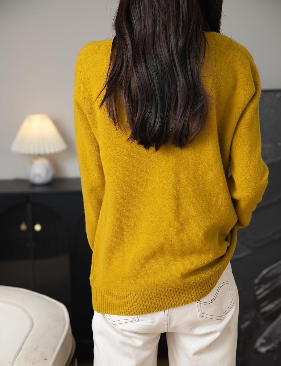 Chanyarn Women's 100% Merino Wool Cardigan 2025 Fall Winter Sexy V Neck Long Sleeve Lightweight Knit Cardigan Sweater - Image 6