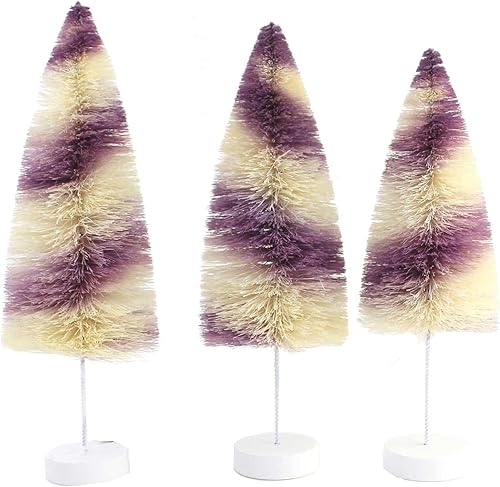 Miniatura 3 de Bethany Lowe Purple Stripes Delights - Juego de 3 cepillos para botellas