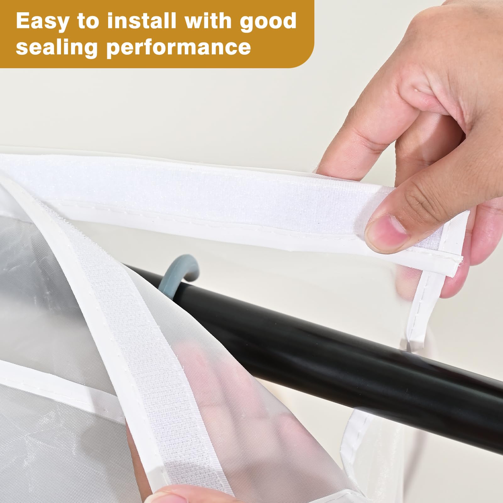 ZWMYF Garment Clothes Dustproof Clothes Rail Cover Storage Bag - Image 4