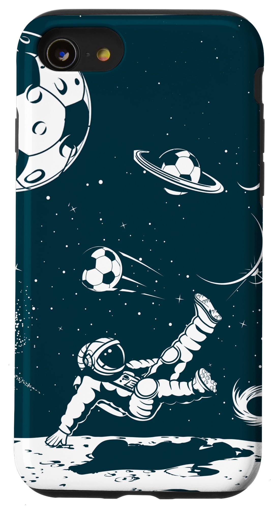 iPhone SE (2020) / 7 / 8 Soccer Phone Case for Soccer Lover and Player - Astronaut Case