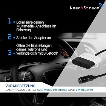 N4S300A A2DP Bluetooth Interface for VW and Audi