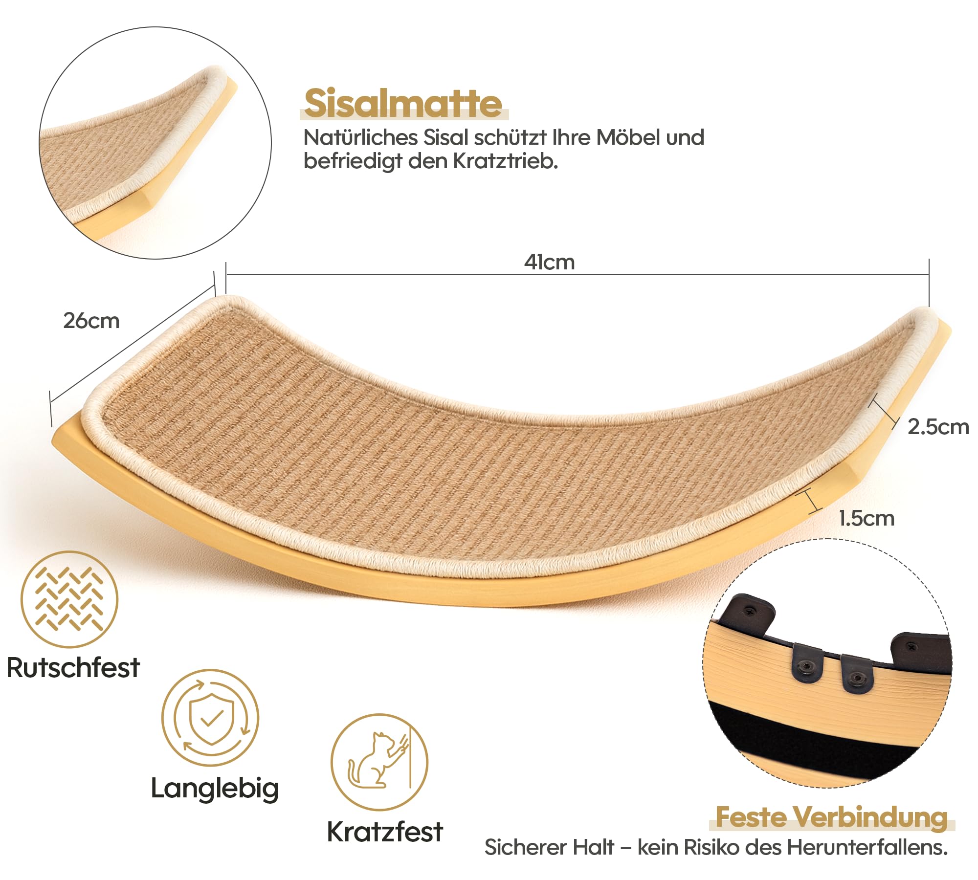 Schody dla kota na ścianę, zestaw 3 szt., ścianka do wspinaczki z 2 stopniami wspinaczki i zakrzywionymi platformami, montowane na ścianie, drewniane meble ścienne dla kota zestaw do wspinaczki