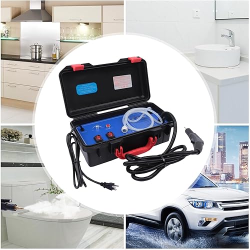 Miniatura 5 de Limpiador de alta temperatura a vapor a presión 1700 W Máquina de temperatura portátil vaporizador Máquina de limpieza para automóvil Uso doméstico