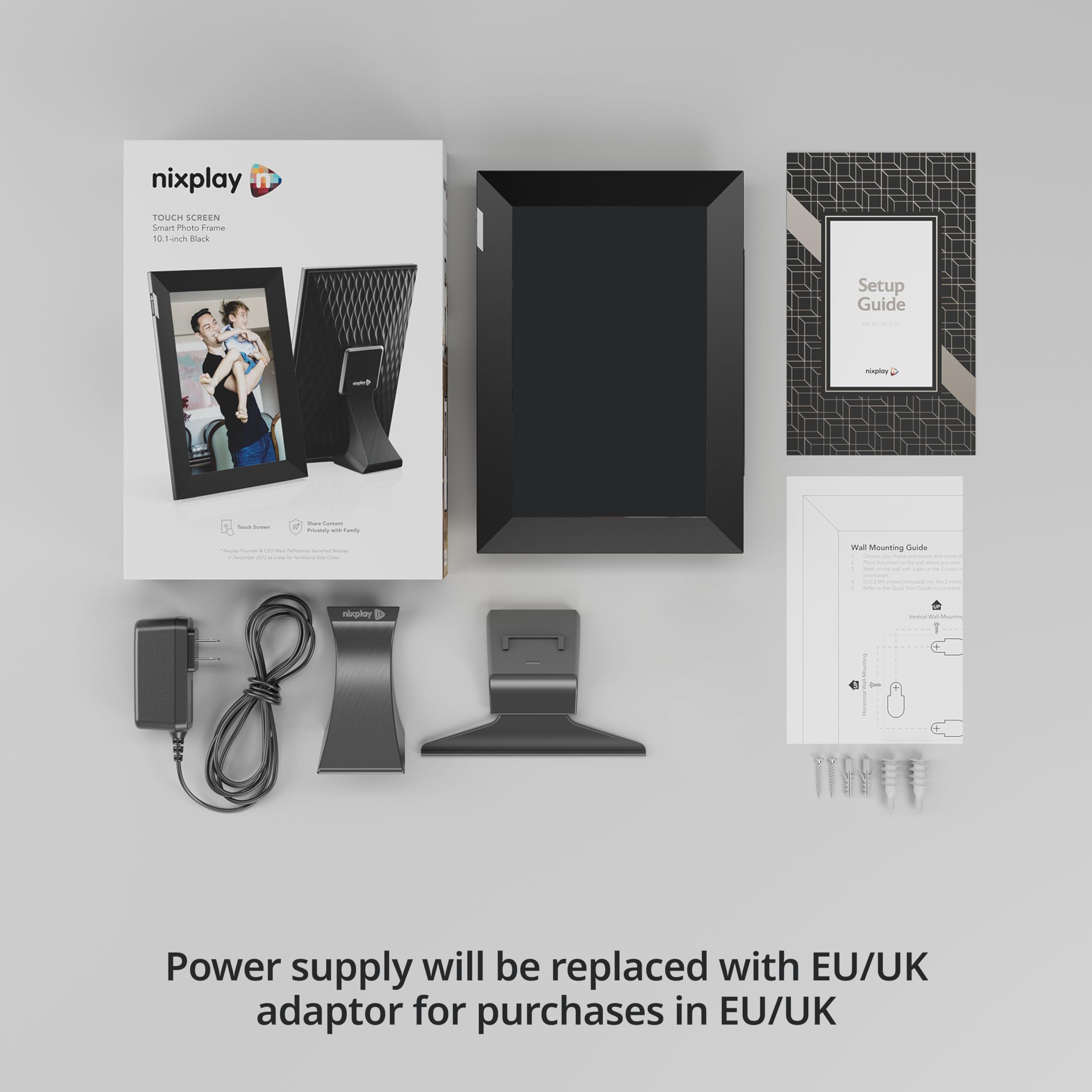 Nixplay Moldura digital sensível ao toque com WiFi - Moldura