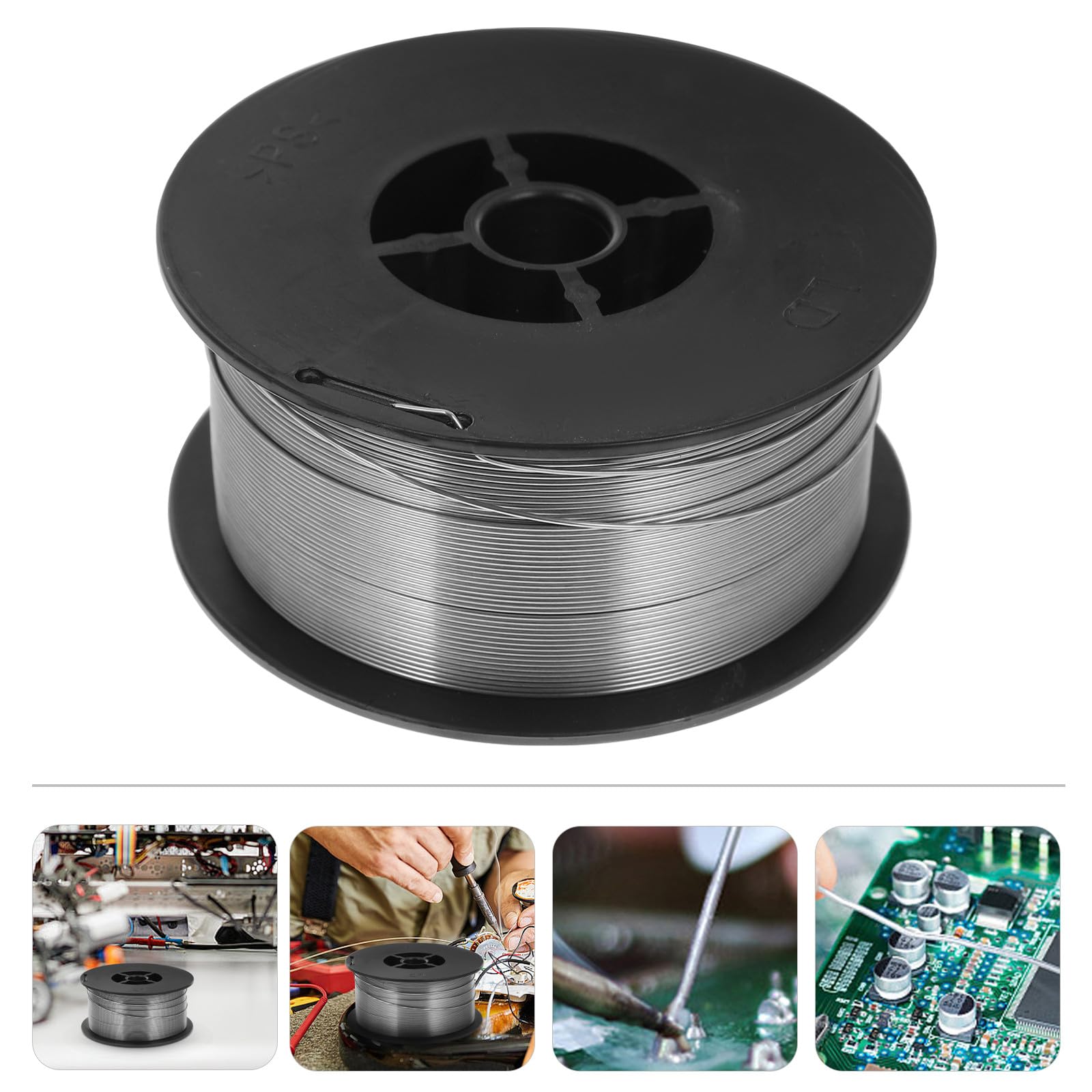 Housoutil Filo Animato Mig per Saldatura in Acciaio Inossidabile senza Gas 0,8 MM 1 Kg per Saldatori Professionisti e Lavori di Precisione