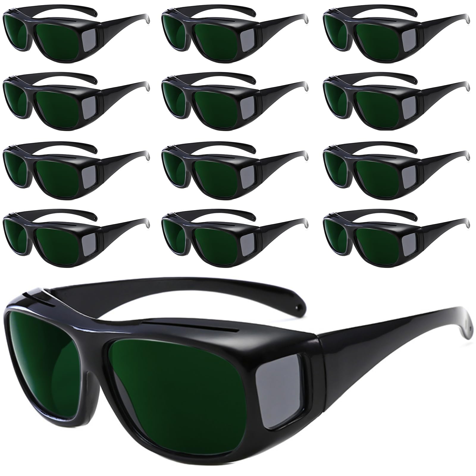 12 gafas de seguridad envolventes para soldadura de 200 nm-2000 nm, gafas cosméticas láser