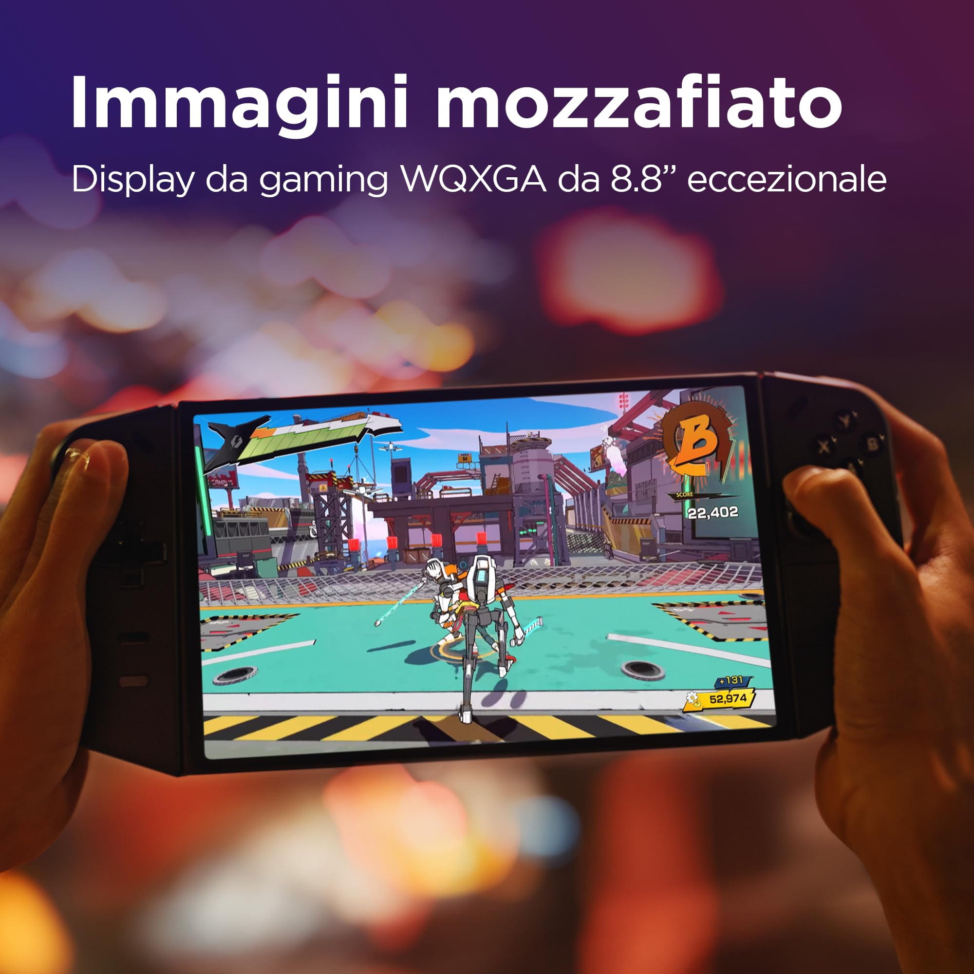 Lenovo Legion Go Console da Gaming- Display Touch 8.8" 2.5K, 144Hz (Processore AMD Ryzen Z1 Extreme, 1TB SSD, RAM 16 GB, WiFi 6E, Windows 11 Home) - Shadow Black