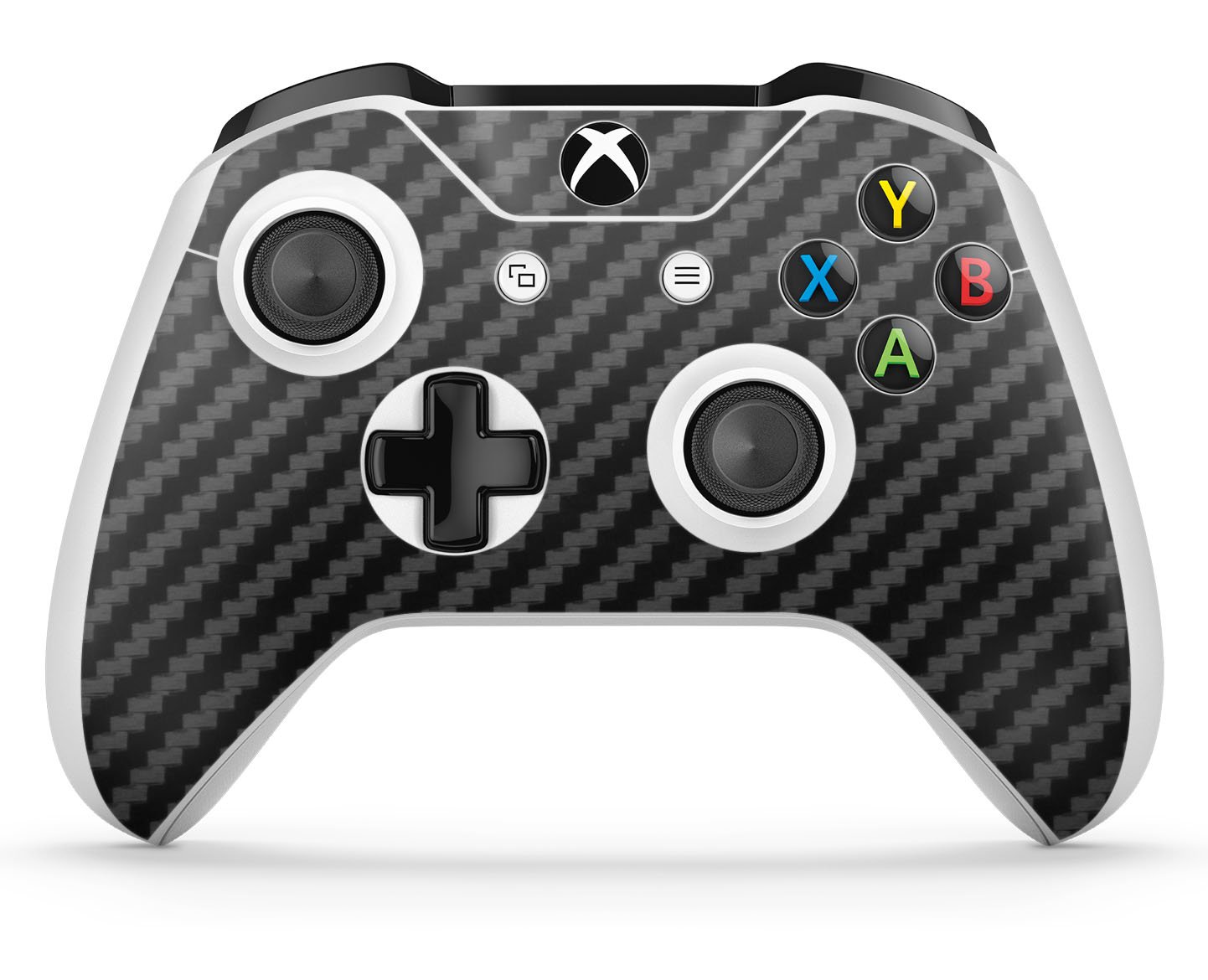 giZmoZ n gadgetZ 1 x Carbon Black Compatible with Xbox One S Controller Skins Full Wrap Vinyl Sticker
