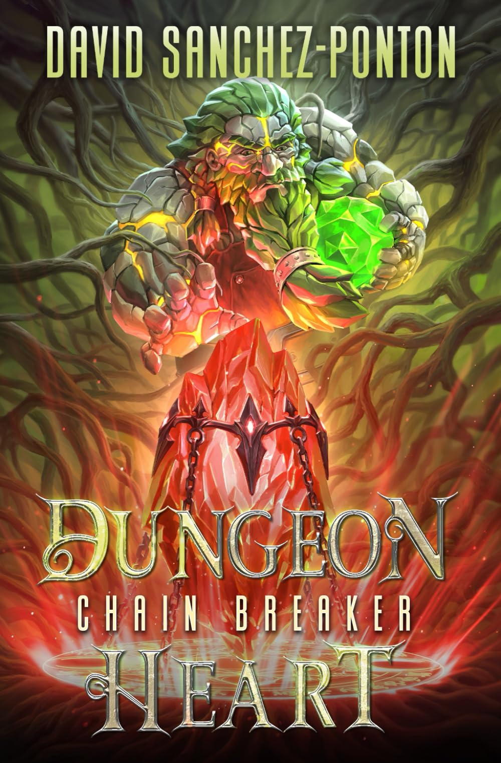 Book cover for Dungeon Heart series