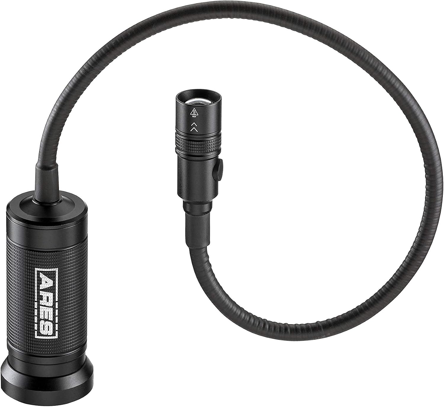 ARES 72801 - Flexible Work Light - Strong Magnetic Base for Hands-Free Lighting - High Performance LED Bulb - Adjustable Brightness