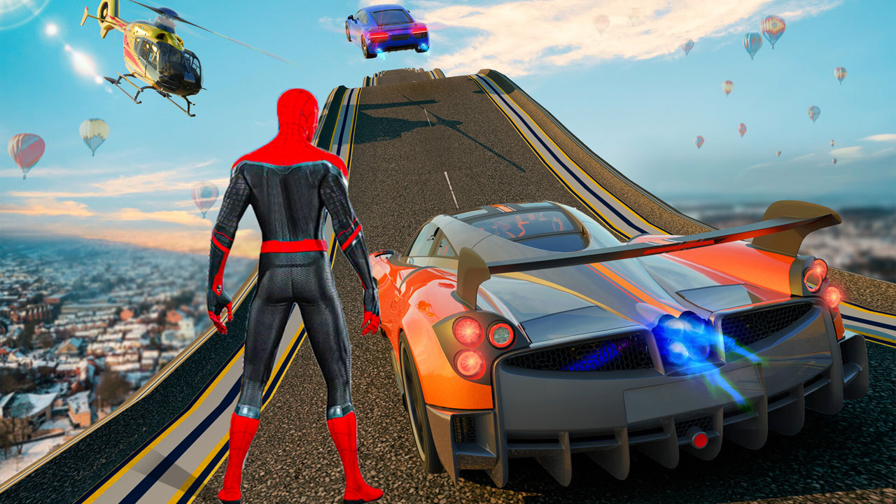 Extreme Car Stunt Mega Ramp Racing 3D: GT Impossible Tracks