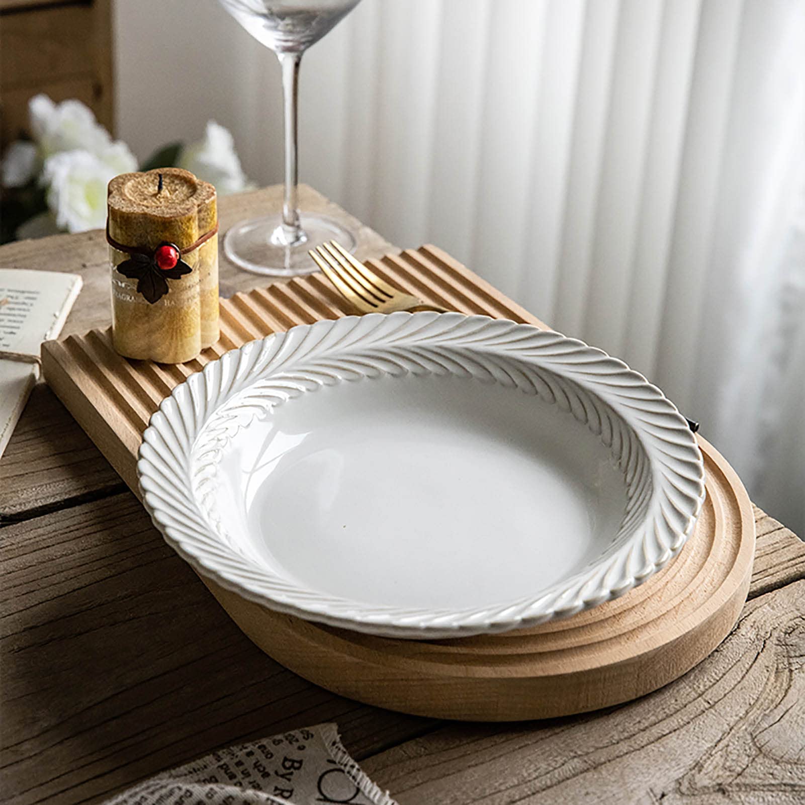 Conjunto de tazón de Ramen Blanco de 2, 400 ml con Estilo Ramen tazón Ramen Fideos Cuenco cerámico japonés Ramen Cuencos para Fideos Pho Soup