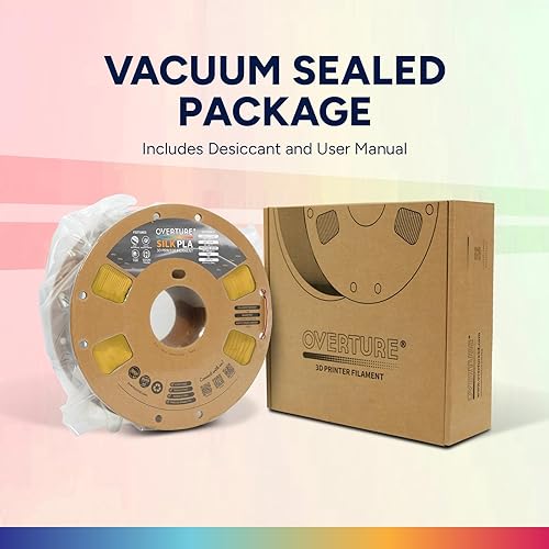 Vista 8 de OVERTURE Filamento de ácido poliláctico de seda, 1/16 de pulgada, acabado bicolor, suave y brillante, carrete 2.2 libras, para joyería de cosplay