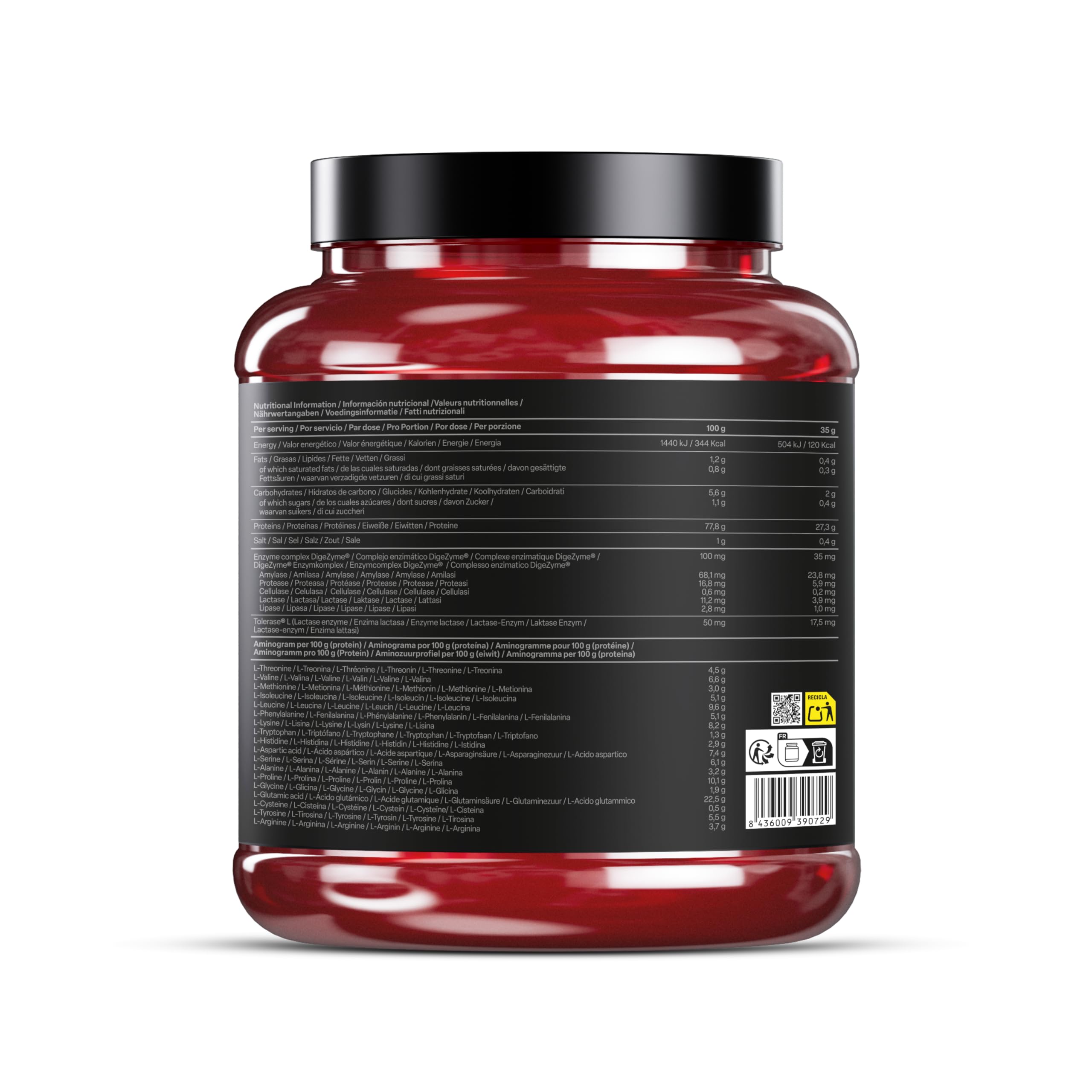 Beverly Caseina Micellare | Proteine ​​di Caseina Micellare a Rilascio Lento di Alta Qualità | 1 kg | 27 g di Proteine ​​per Porzione | 28 Porzioni (Butter biscuit)