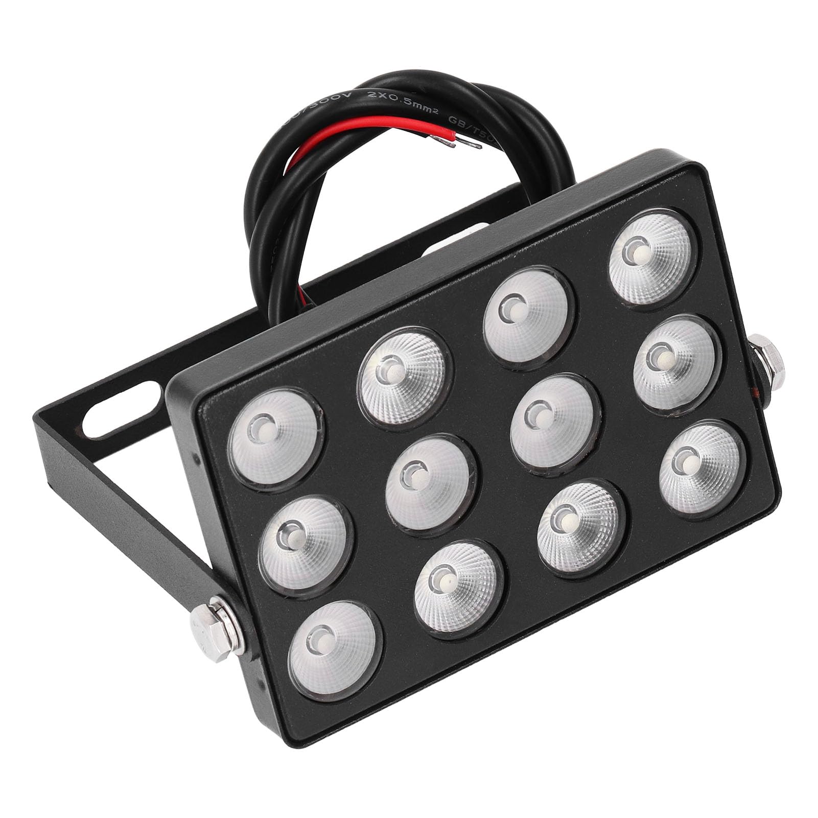 Lampa bezpieczeństwa LED Mavaol 12 W, obudowa ze stopu aluminium, przeciwwybuchowa, światłoczuła inteligentna lampa, szerokokątny zasięg 80 m, do parkingów i monitorowania