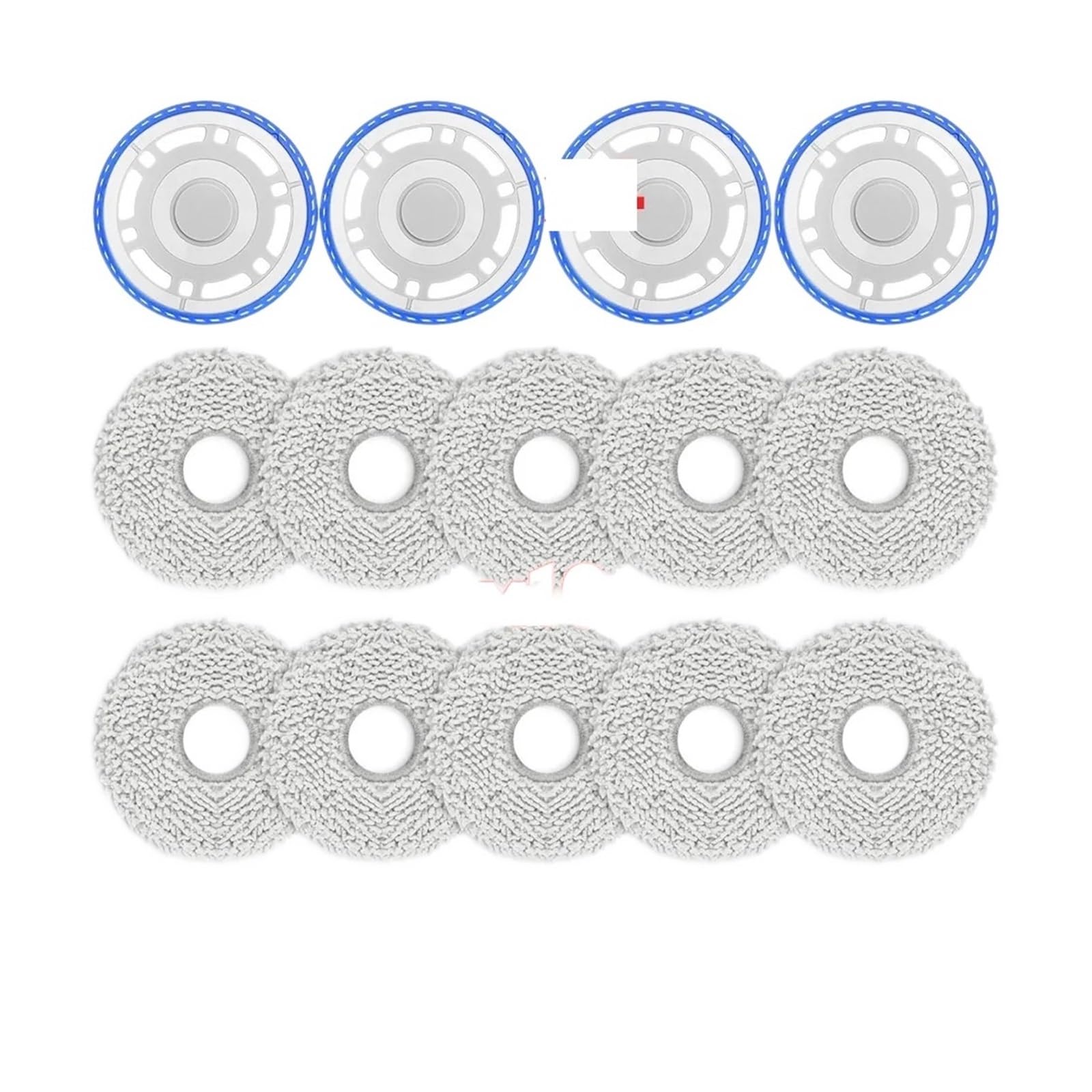 LMRXOFE Mop Bracket Fit,Compatible For Ecovacs,T30S,T30/T30 Pro,Compatible For Omni,N30/N30Pro,T50,Part Acssories(4 mop bracket 10M)