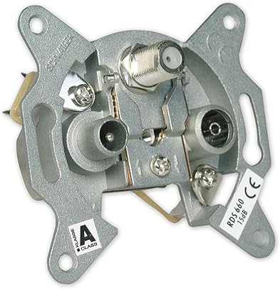 Schwaiger RDS660 011 per banda larga-presa SAT con connettore dB-SE Schwaiger RDS660 011 per banda larga-presa SAT con connettore dB-SE