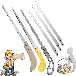 MTERK 2023 New Mini Portable Hand Saw With Spare Saw Blade, 3pcs Rugged Blade Hand Saw, Garden Rugged Blade Hand Saw for Camping, Gardening, Pruning Saw