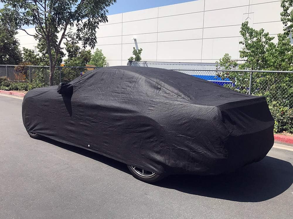 CarsCover Custom Fit 2015-2022 Ford Mustang Shelby GT350 GT Fastback Bullitt Car Cover Ultrashield Black Covers