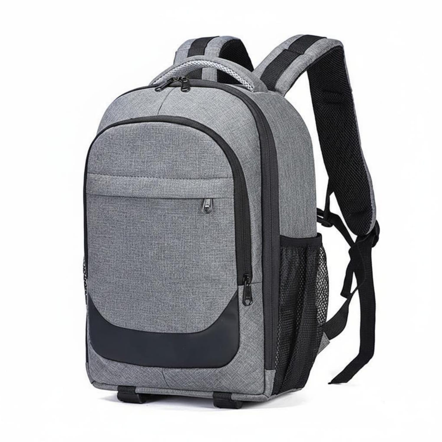 Large Capacity Laptop Camera Backpack Multi-Functional Photography Backpack Tripod Holder DSLR Camera Bag Shockproof for Photographers, Men, Outdoor, Travel, Gray, M-image-49
