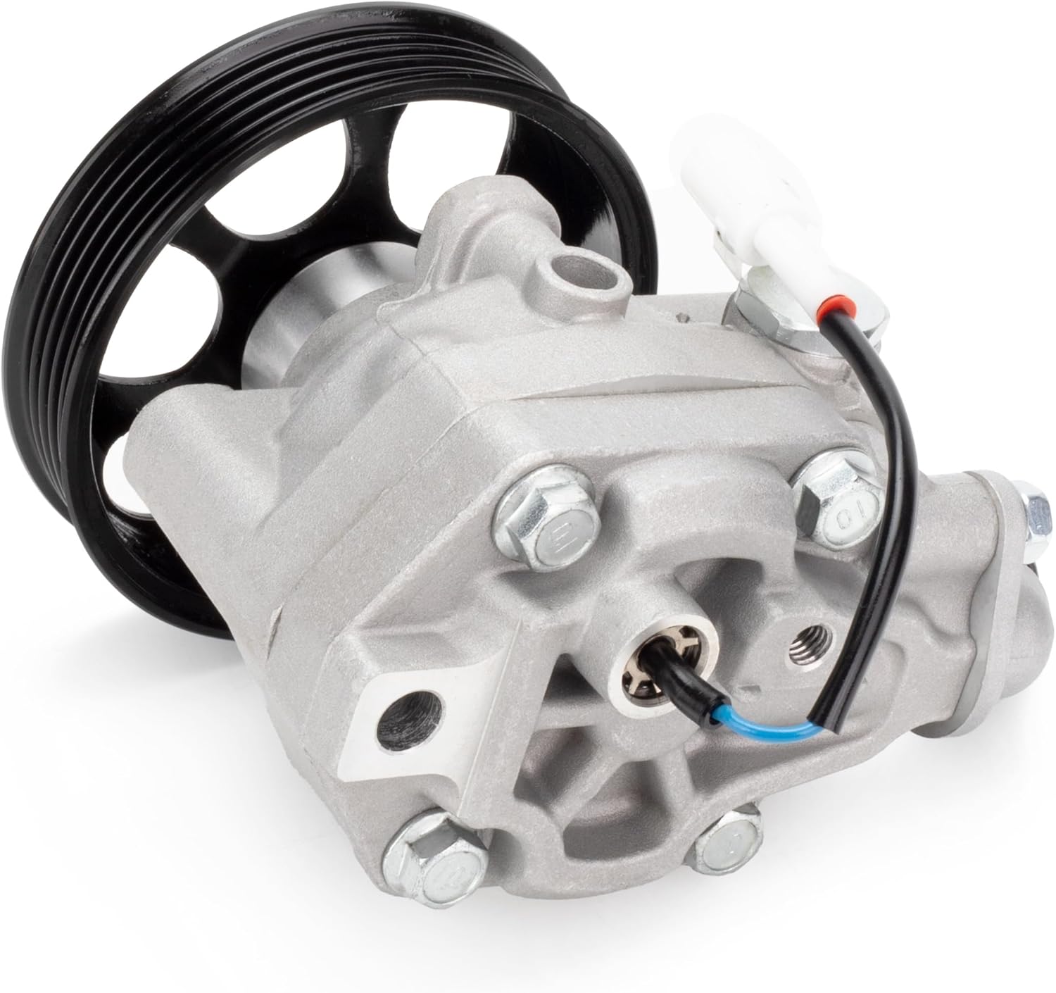 Power Steering Pump, with Pulley, Compatible with Forester 2009-2010, Impreza 2008-2012, 2.0L 2.5L, Naturally Aspirated, Assist Pump, Replace # 34430FG011, 21-331