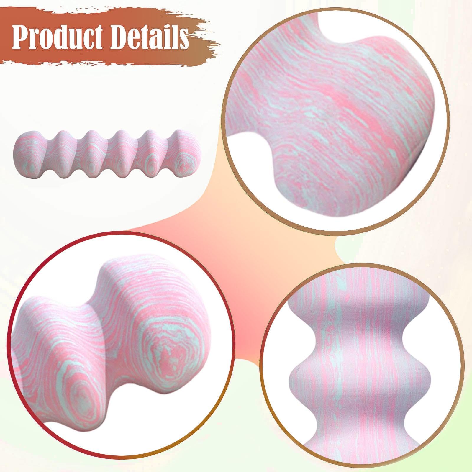 Homyl Foam Roller Rullo Massaggio Esercizio Colonna Pilates Realizzato Solido con Funzione Antidistorsione Progettato per Massaggiare Gambe E Sc